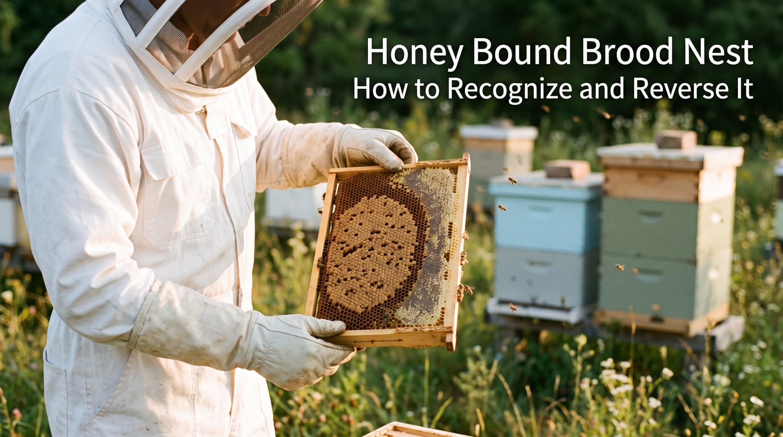 Honey Bound Brood Nest How to Recognize and Reverse It