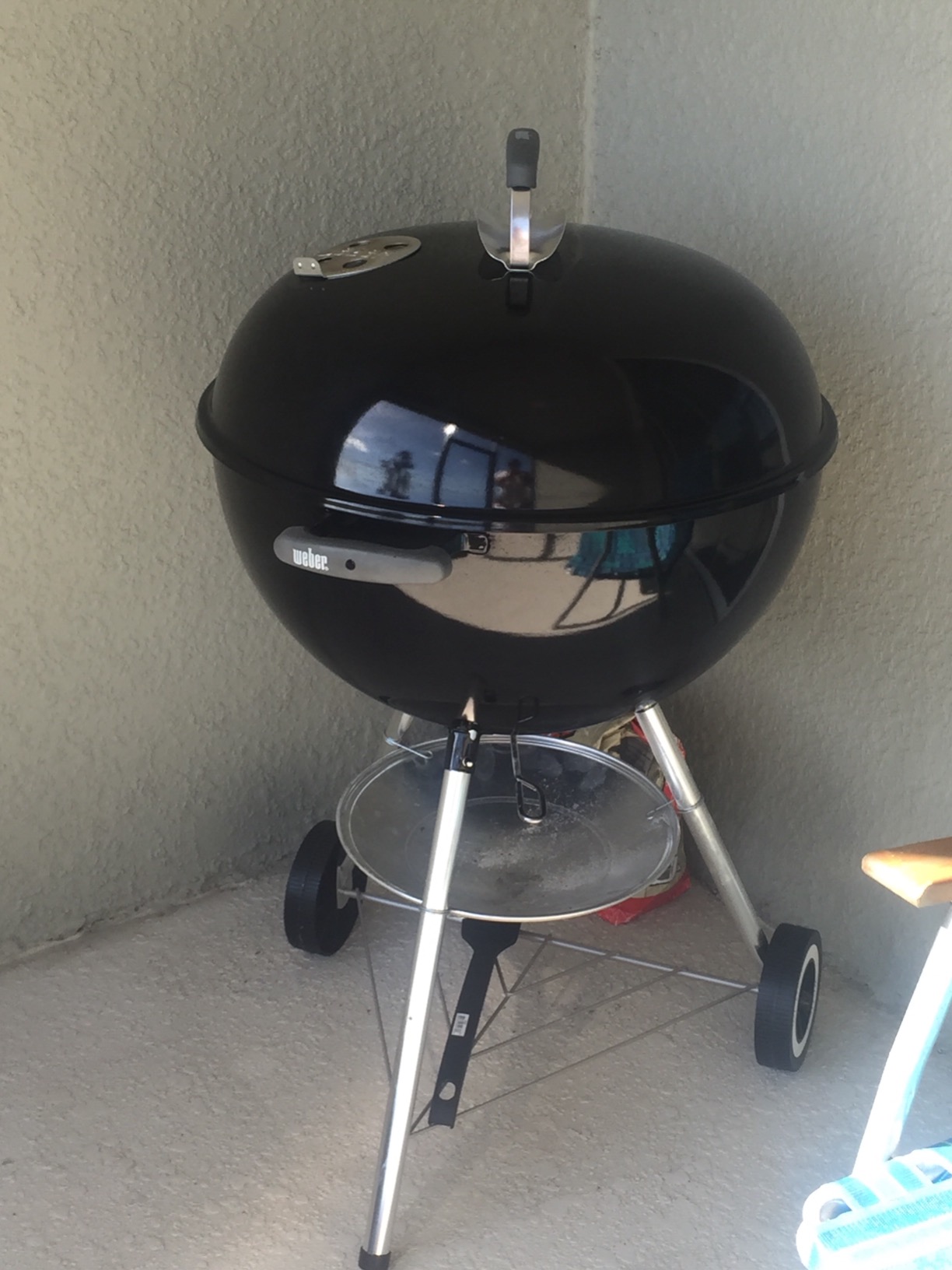 Weber® Original Kettle Charcoal Grill, 22-Inch, Black customer photo 2