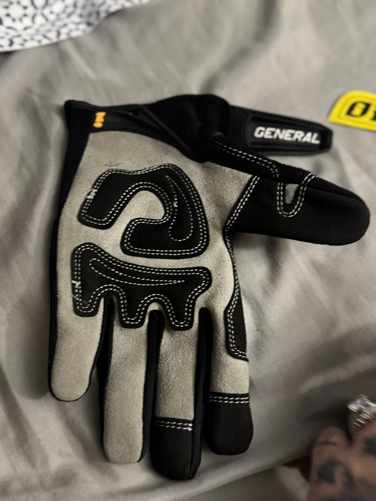 Ironclad General Utility Work Gloves GUG, All-Purpose, Performance Fit, Durable, Machine Washable (1 Pair) Black customer photo 2