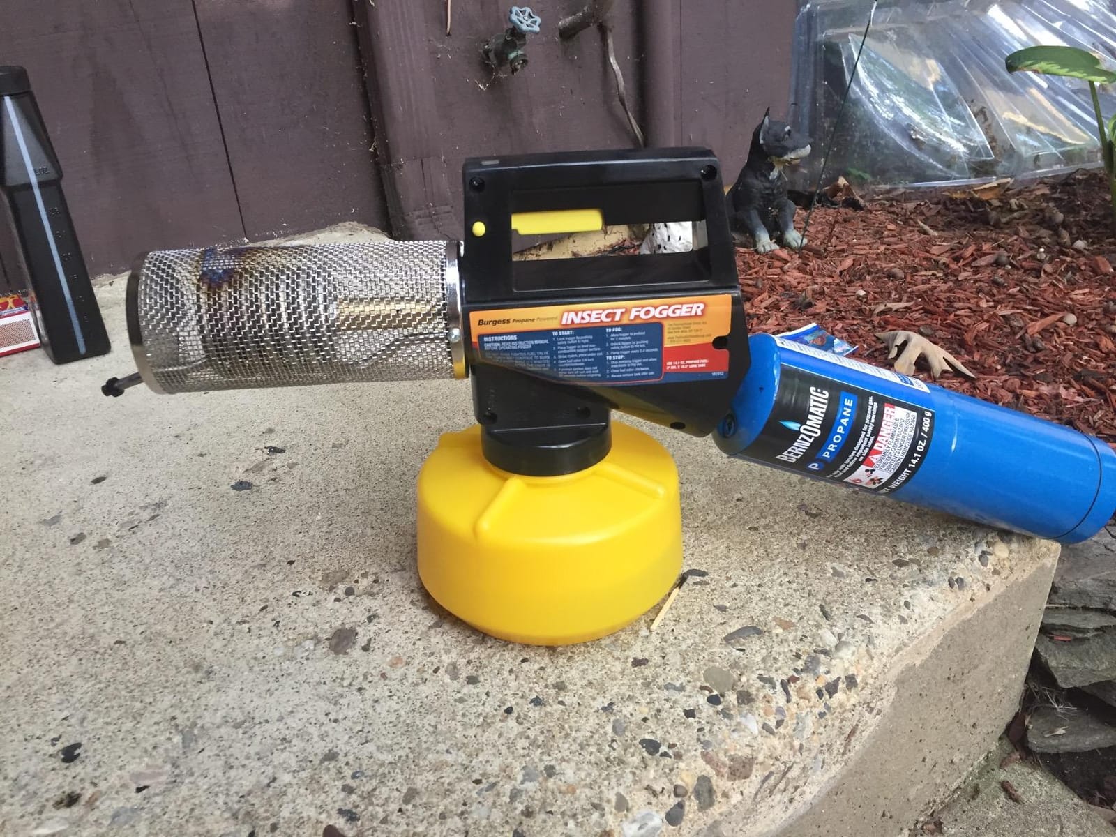 Burgess 1443 Propane Insect Fogger for Fast and Effective Mosquito Control in Your Yard customer photo 2