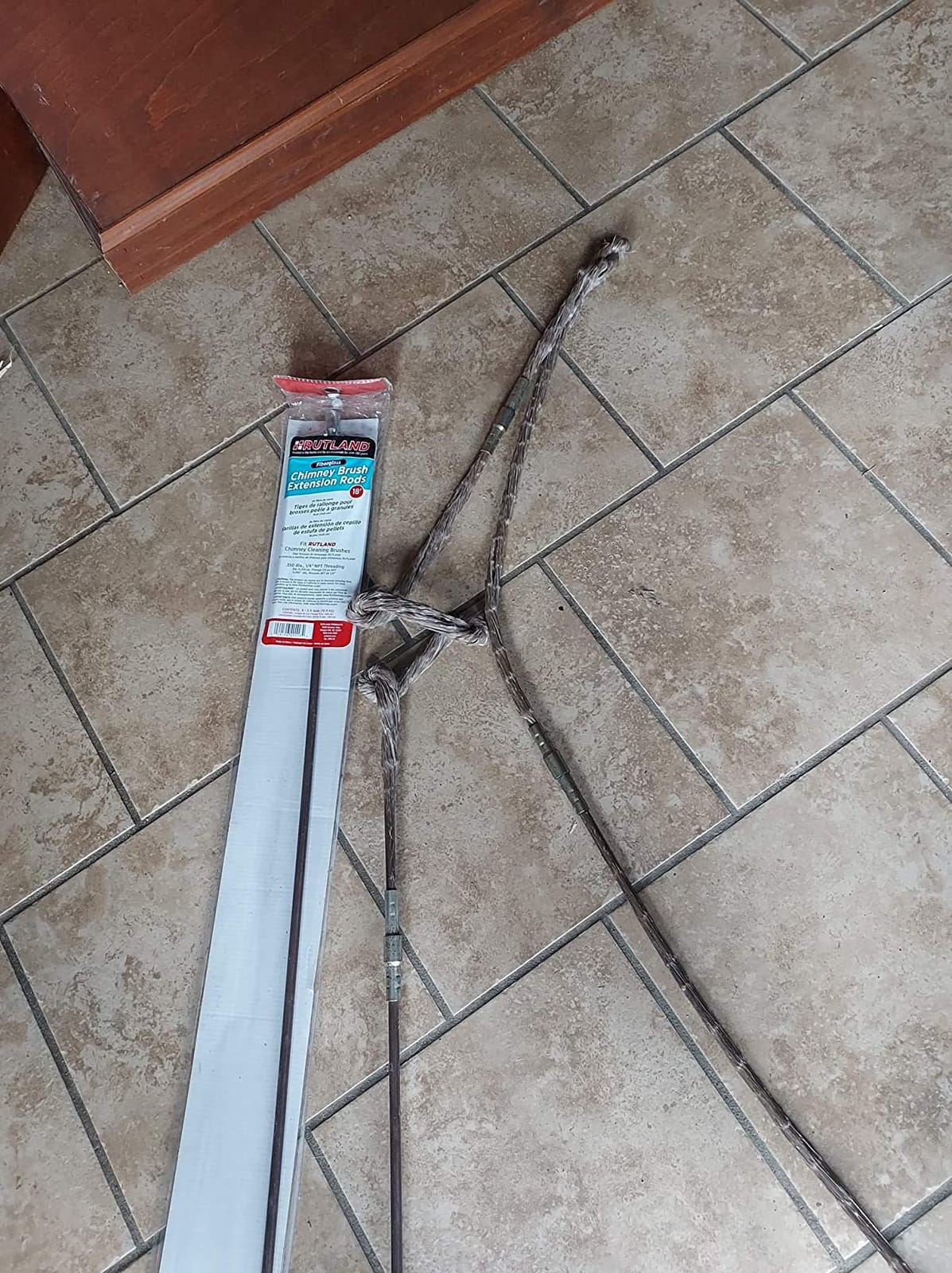 Rutland KRK-18 Fiberglass Chimney Brush Rod Kit customer photo 2