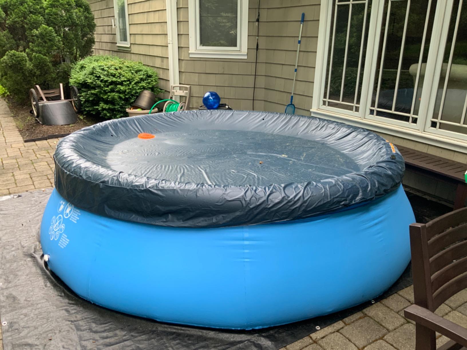 INTEX Easy Set 10ft x 30in Inflatable Ring Above Ground Swimming Pool customer photo 1
