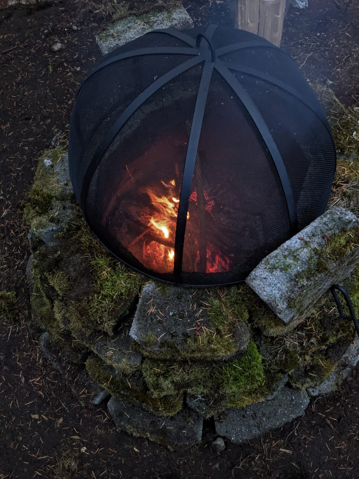 Good Directions Fire Pit Spark Screen Hinged for Easy Access customer photo 2
