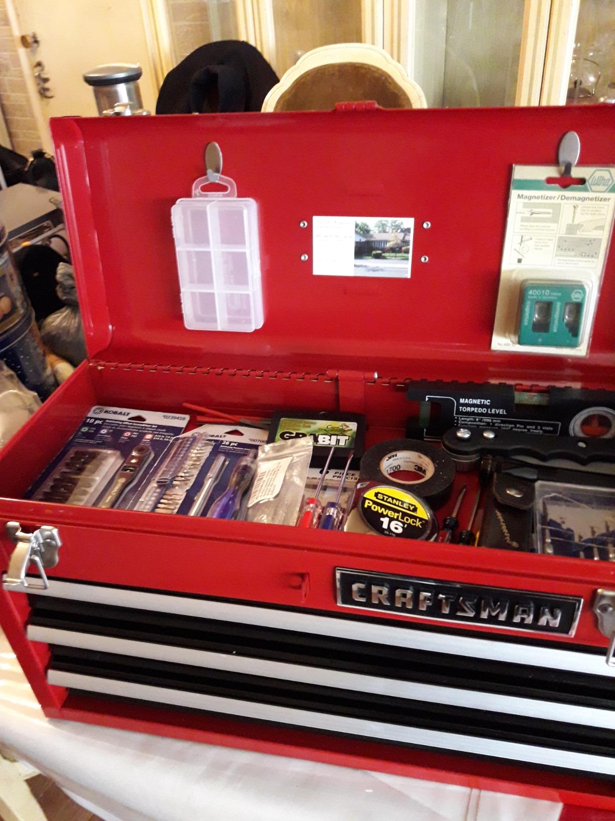 Craftsman 3-Drawer Metal Portable Chest Toolbox Red customer photo 2
