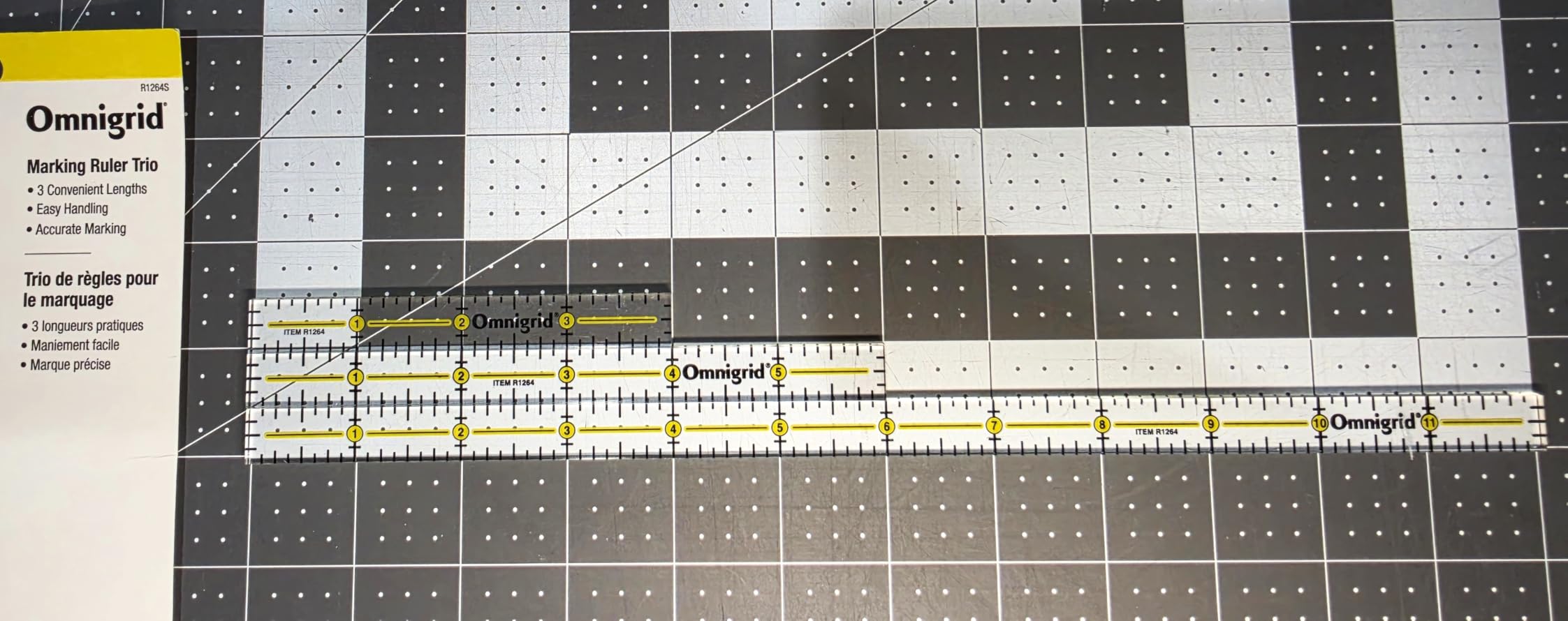 Dritz Omnigrid Marking Ruler Value Pack, 3 Count Pack customer photo 1