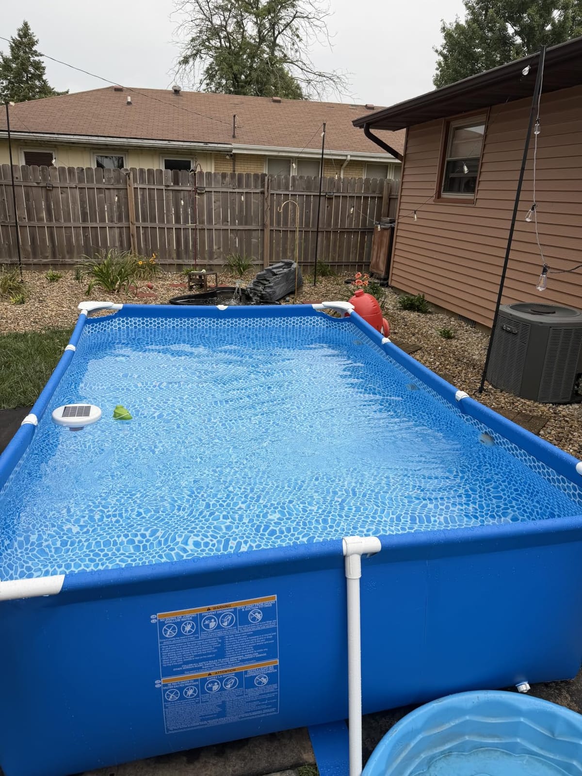 INTEX Metal Frame 9ft 10in x 6ft 6.75in x 29.5in Above Ground Swimming Pool customer photo 1