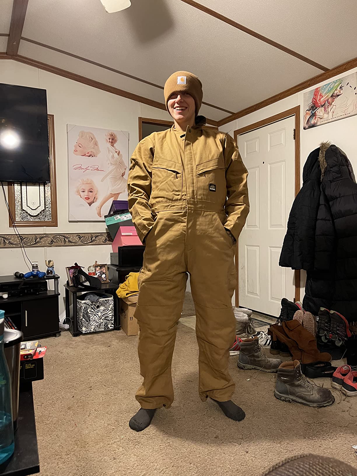 Berne Men's Heritage Duck Insulated Coverall customer photo 2