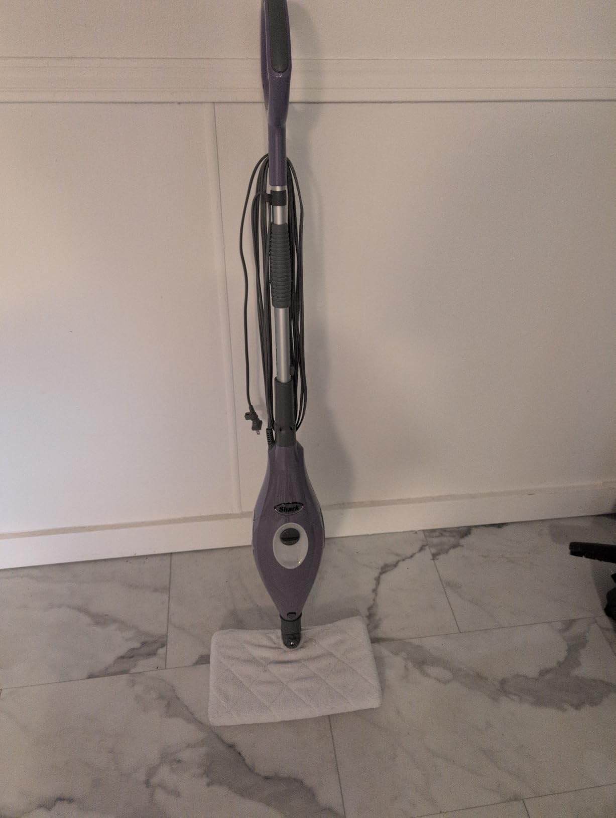 Shark Steam Pocket Mop with 2 Washable Double-sided Pads, Purple, S3501 customer photo 2