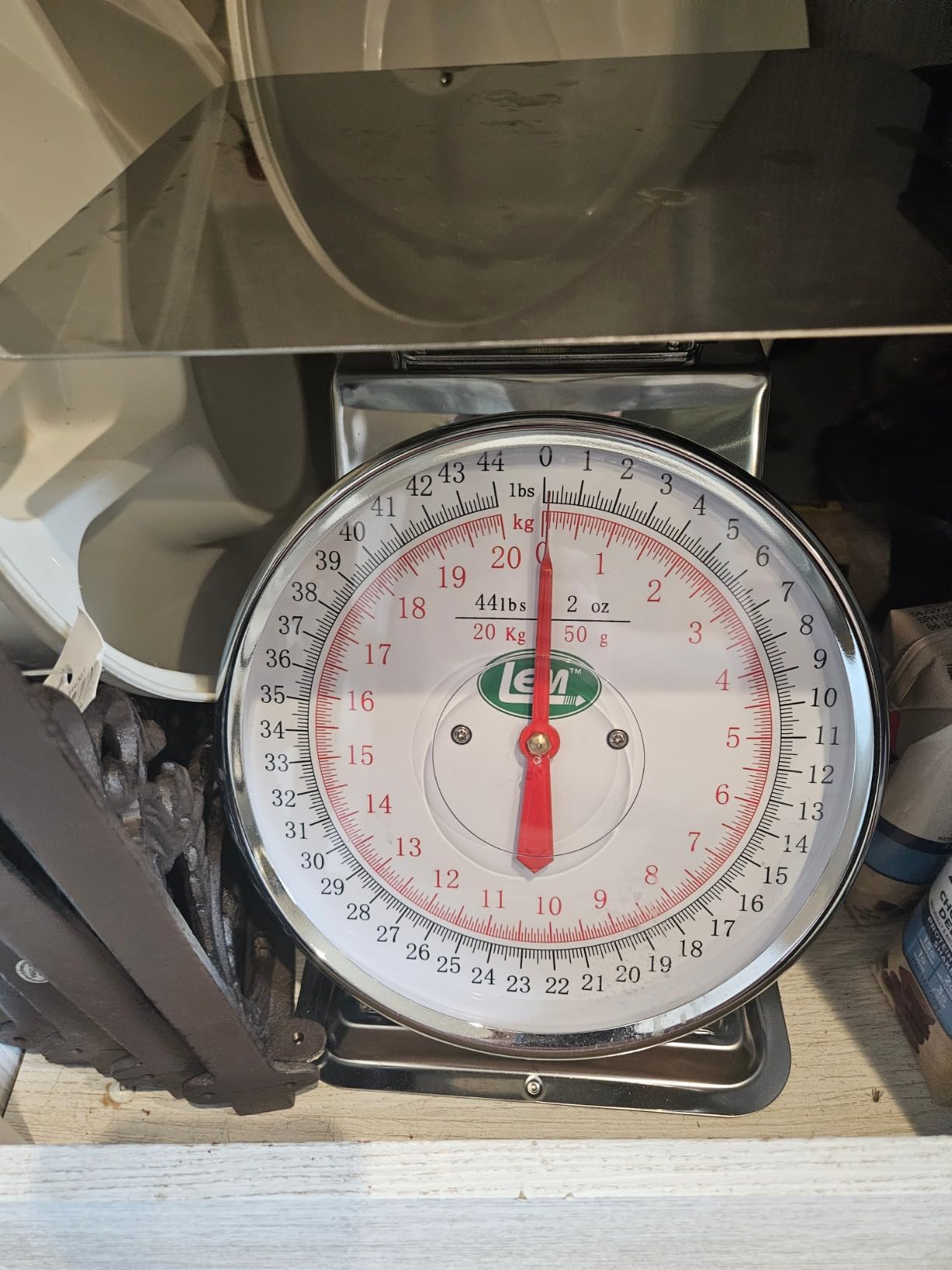 LEM Products 44 lb Stainless Steel Scale, Silver customer photo 1