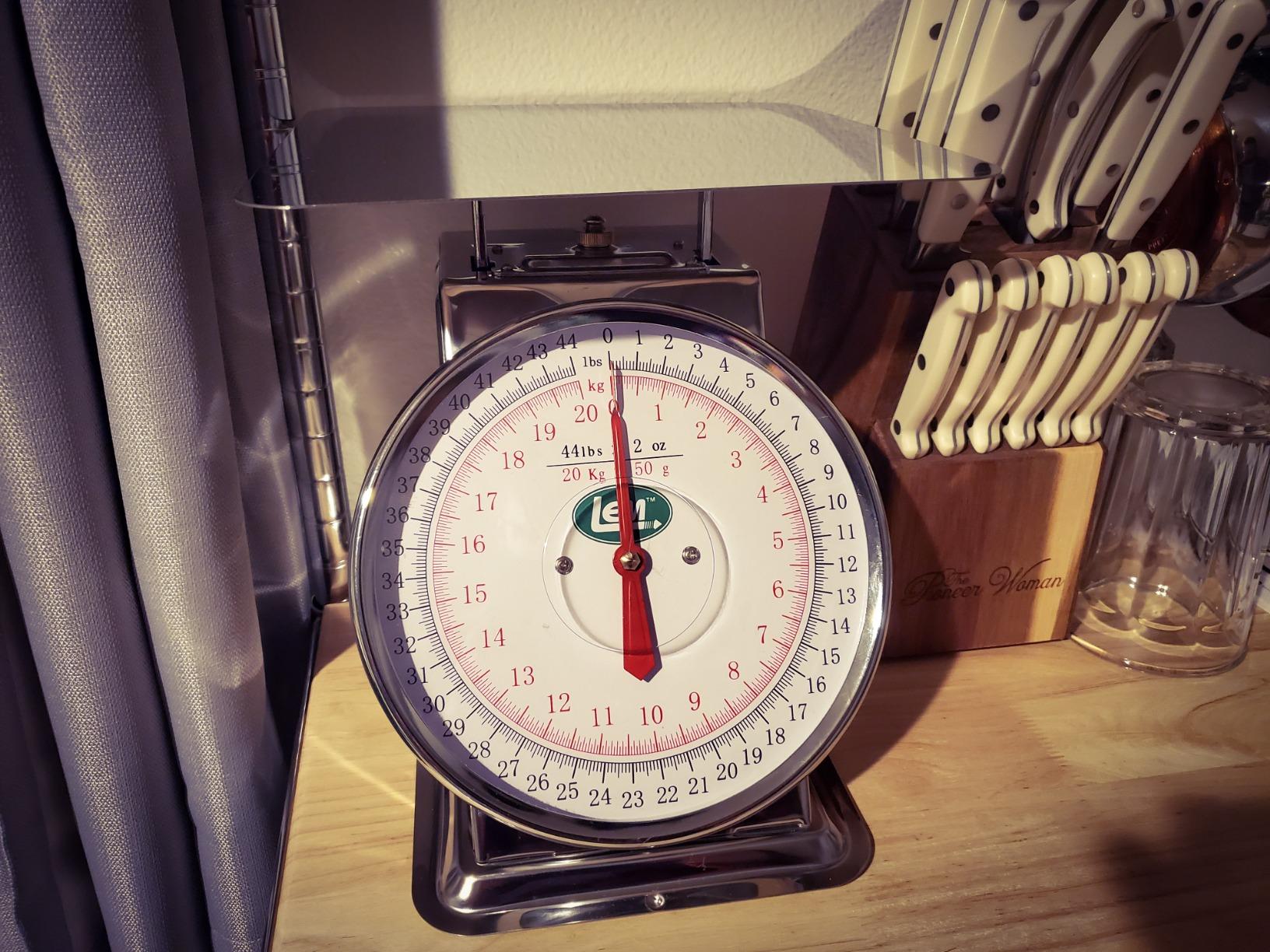 LEM Products 44 lb Stainless Steel Scale, Silver customer photo 2