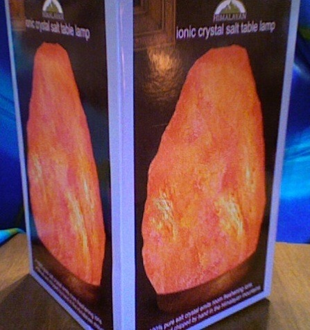 WBM LLC Himalayan Glow Natural Pink Salt Lamp, Crystal Salt Lamp Night Light with (ETL Certified) Brightness Control Dimmer Switch, Wooden Base & Salt Lamps Bulb | 6-8 LBS, Model Number: 1001 customer photo 1