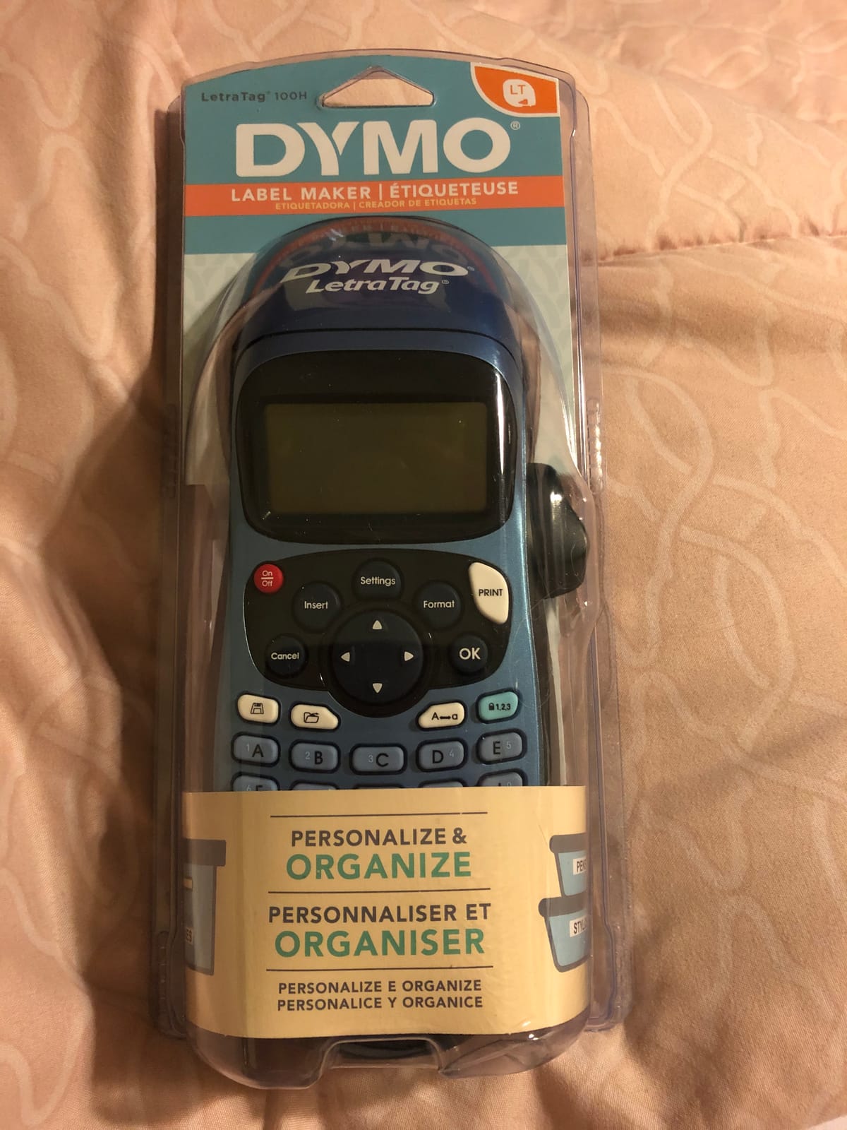 DYMO LetraTag 100H Handheld Label Maker, Thermal Printing, Easy-to-Use, 13 Character LCD Screen, Great for Home & Office Organization customer photo 2