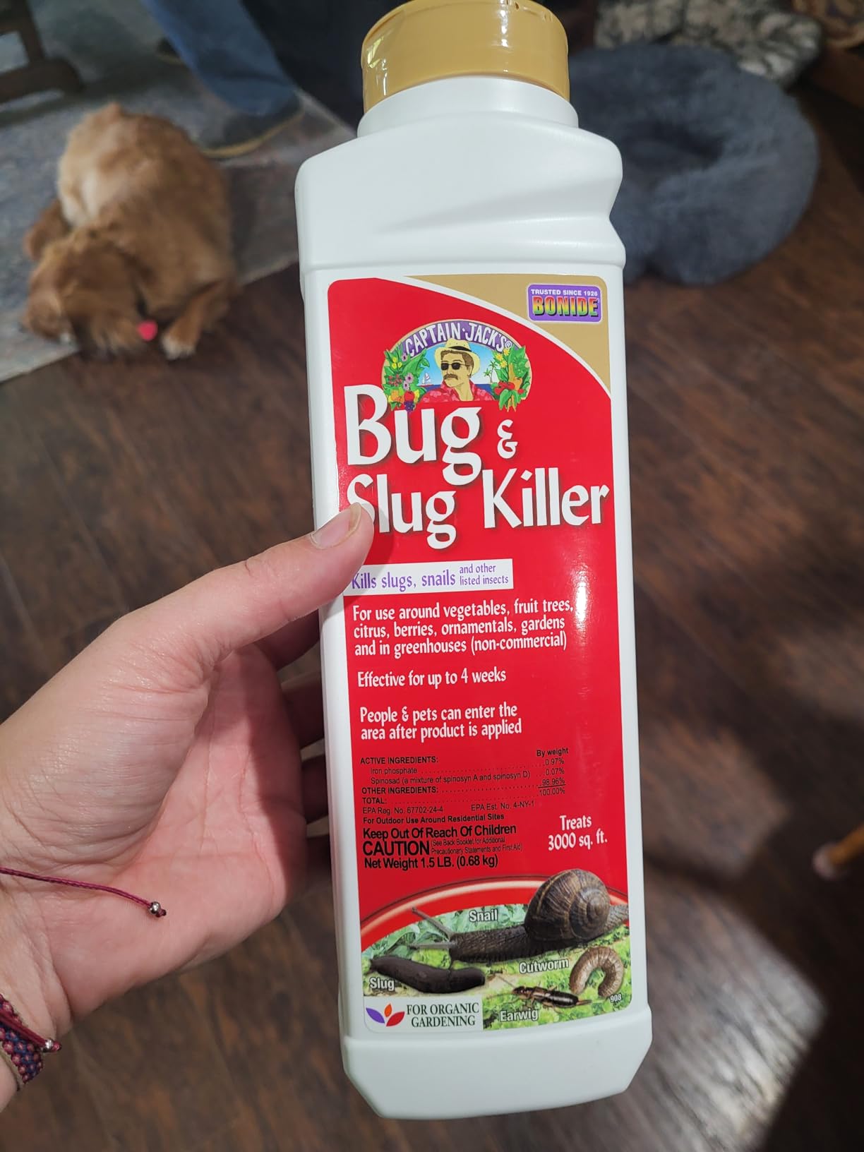 Bonide Captain Jack's Bug & Slug Killer Granules, 1.5 lb. customer photo 1