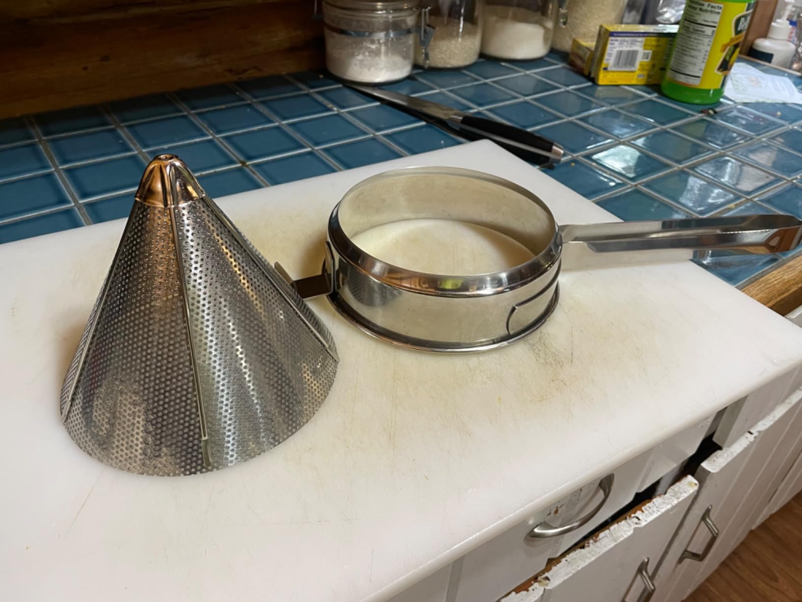 Norpro 642 Stainless Steel Chinois with Stand and Pestle Set, Bouillon Strainer, Jelly Strainer, China Cap customer photo 1