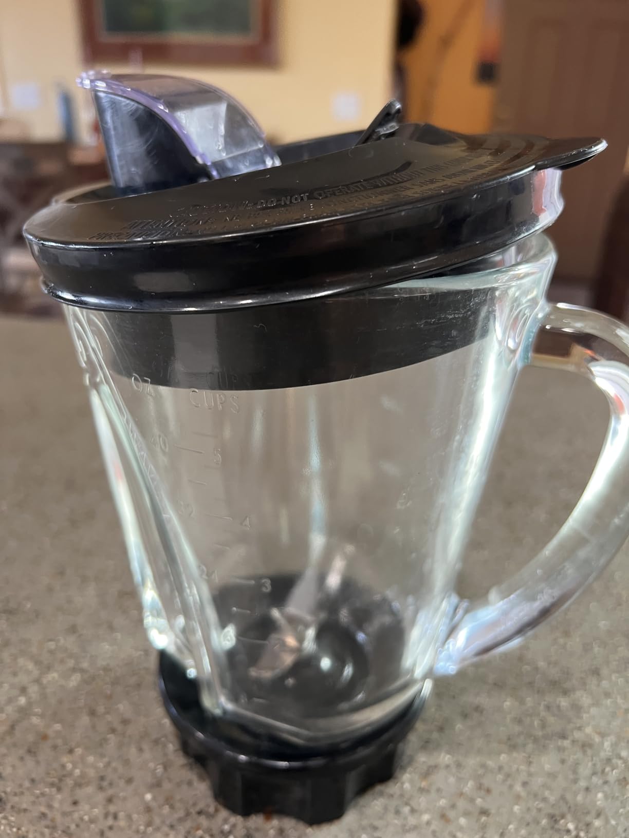 Hamilton Beach Wave Crusher Blender For Smoothies With 40 Oz Glass Jar and 14 Functions, Ice Sabre Blades & 700 Watts for Consistently Smooth Results, Black + Stainless Steel (54221) customer photo 2