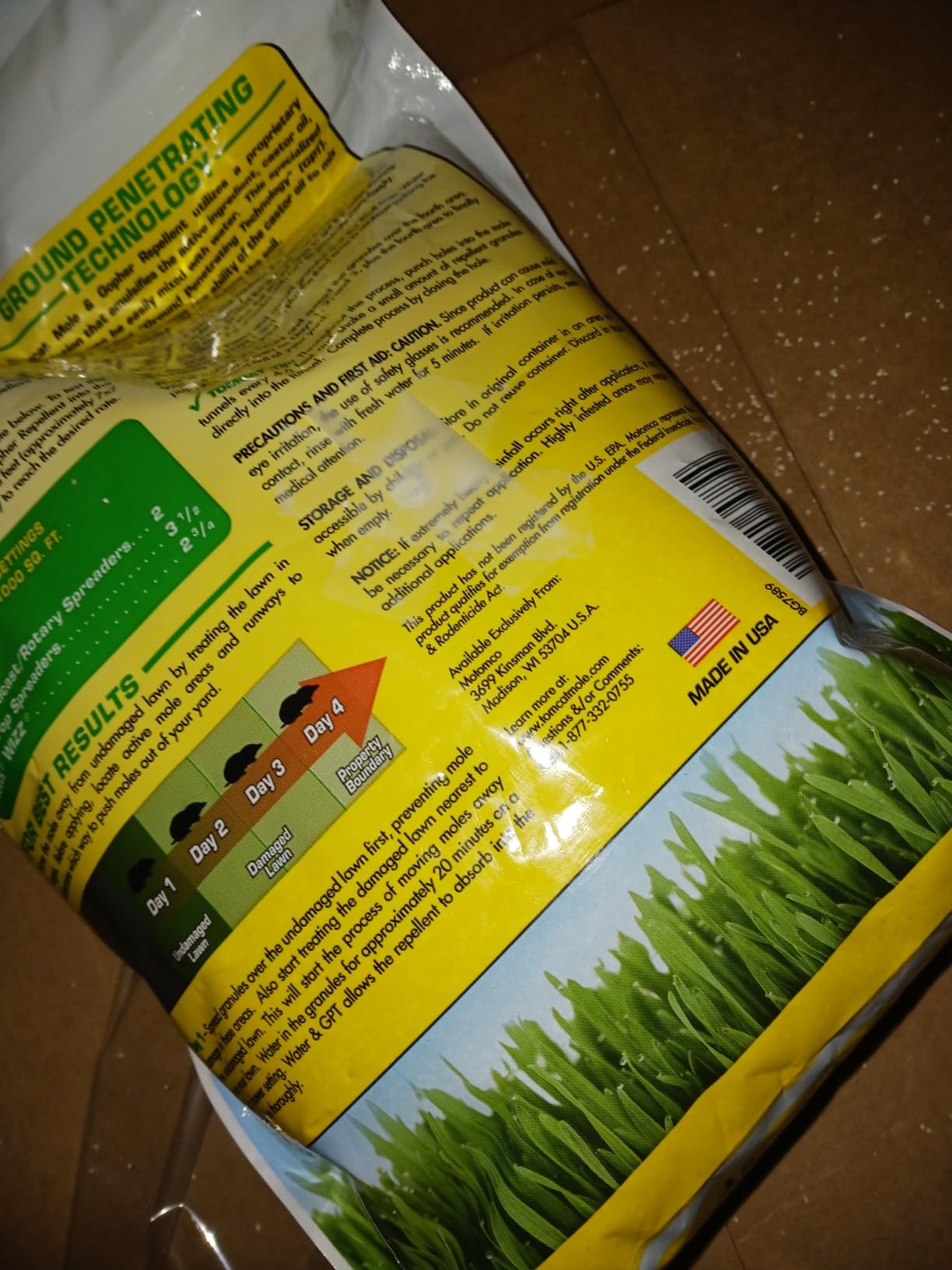 Tomcat Mole & Gopher Repellent Granules, 4 lbs. customer photo 2