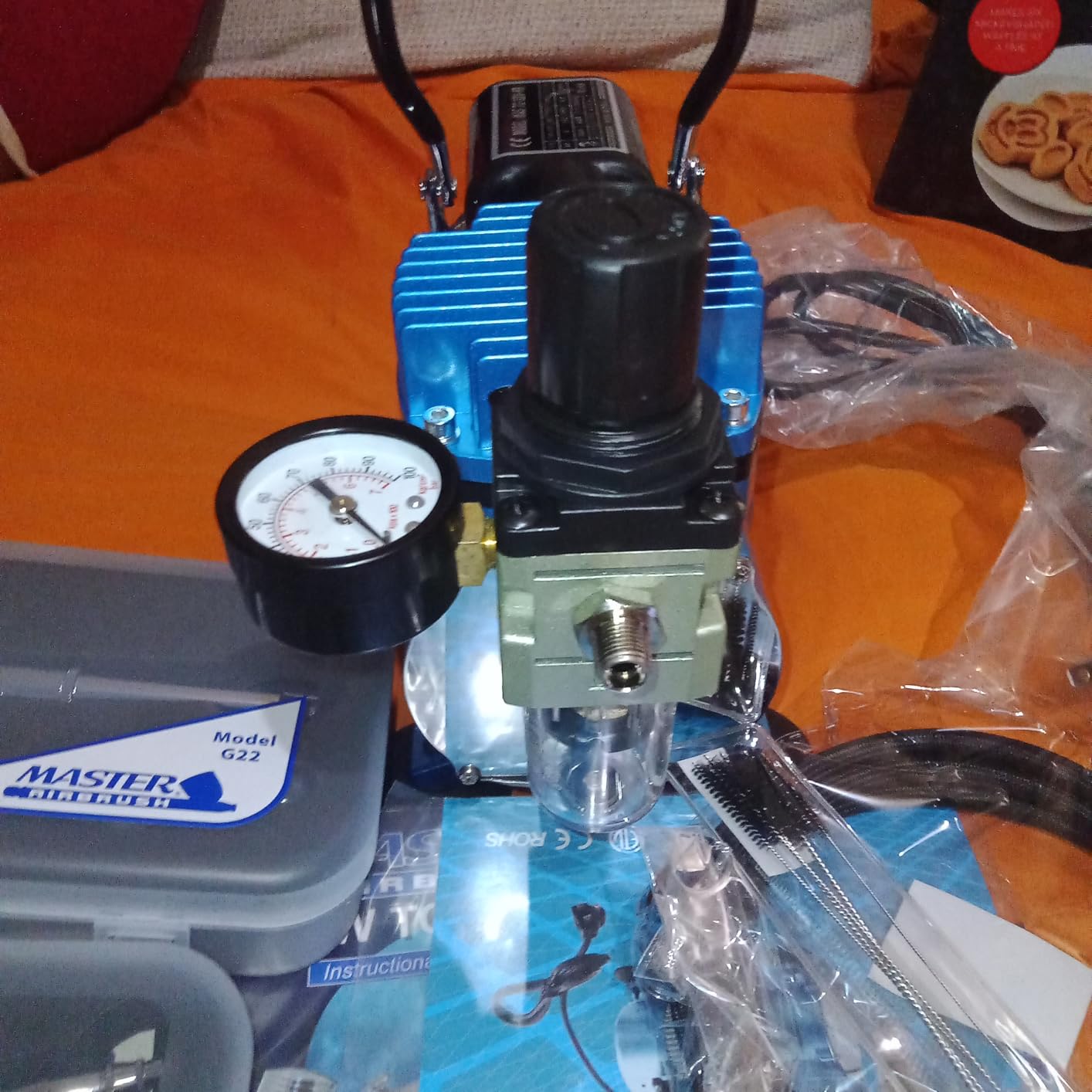 Master Airbrush Cool Runner II Airbrush Kit with 3 Airbrushes, Dual Fan Air customer photo 1