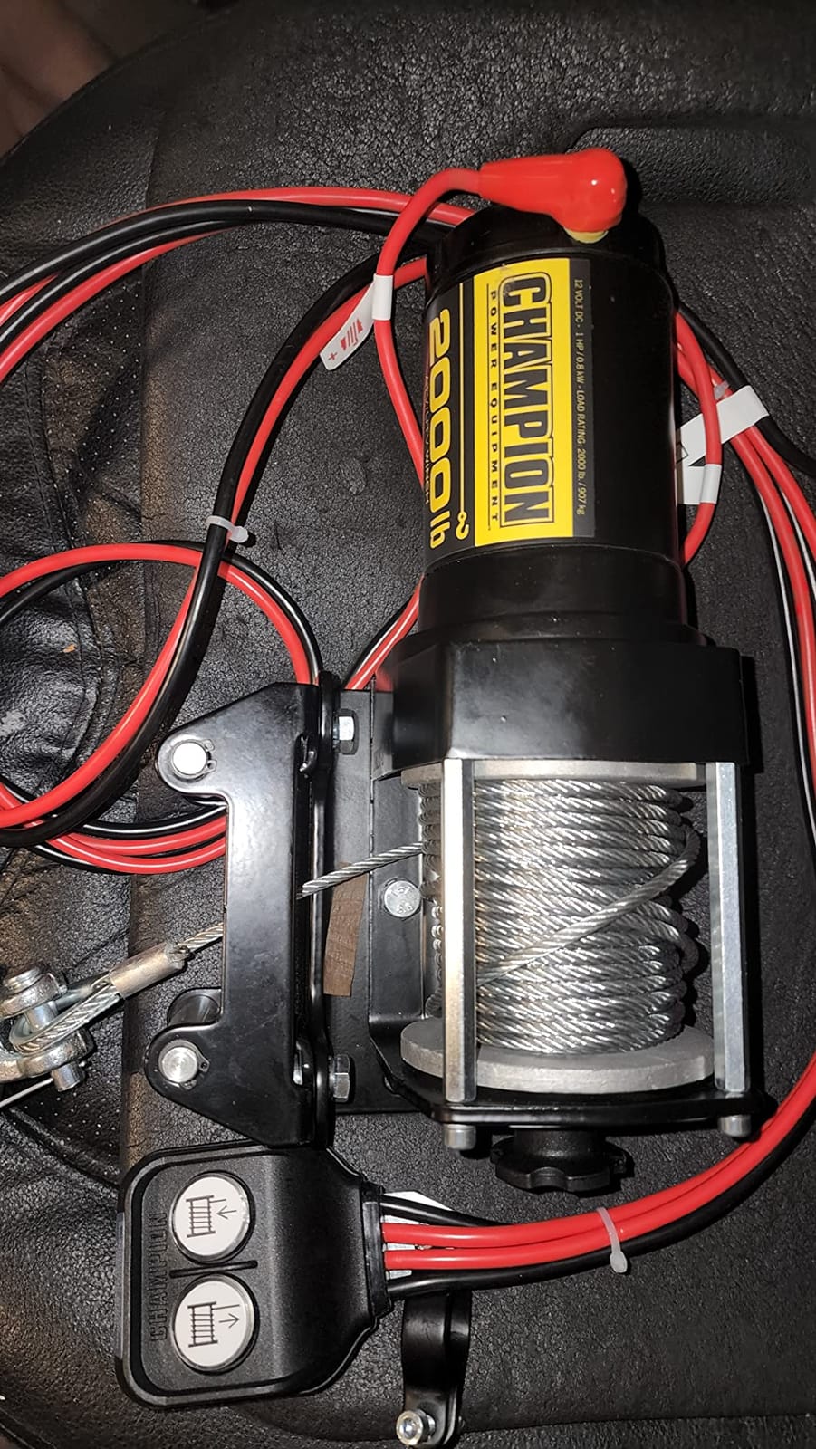 Champion Power Equipment 2000-lb. ATV/UTV Winch Kit customer photo 1