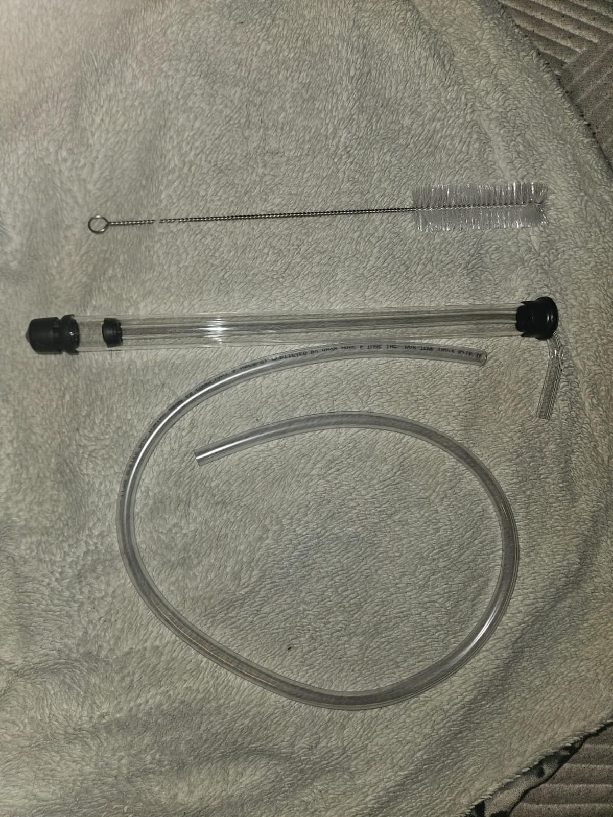 Fermtech Mini Auto-Siphon - Clear Siphon with 3ft Food-Grade Vinyl Hose - Effortless Bottling for 1 Gallon Jugs, Wine, Beer, Mead & Kombucha - 3/8in customer photo 1