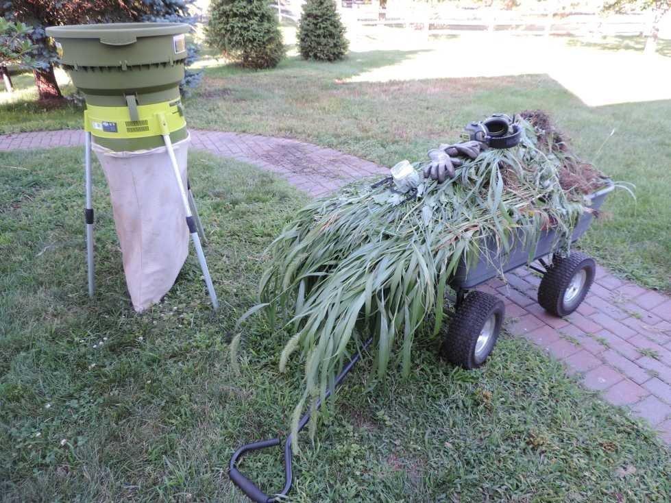 Sun Joe SDJ616 13-Amp Electric Leaf Mulcher/Shredder 13-Amp 16:1 Reduction Ratio, 8,000-RPM, Mulch up to 55-Gallons per Minute, Adjustable Control Dial customer photo 1