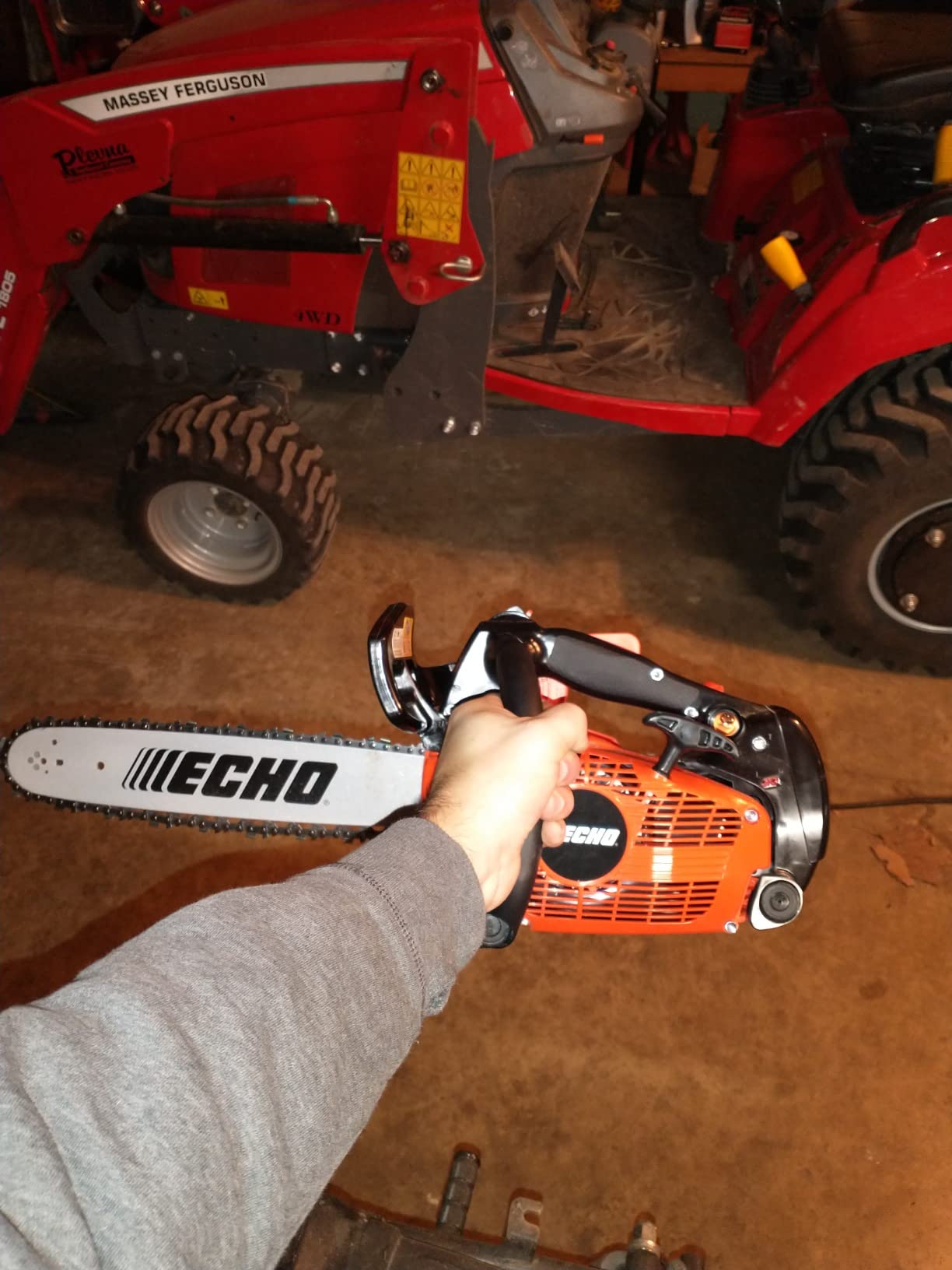 Echo CS-355T-14 Chain Saw, Gas, 14 in. Bar, 35.8CC customer photo 1