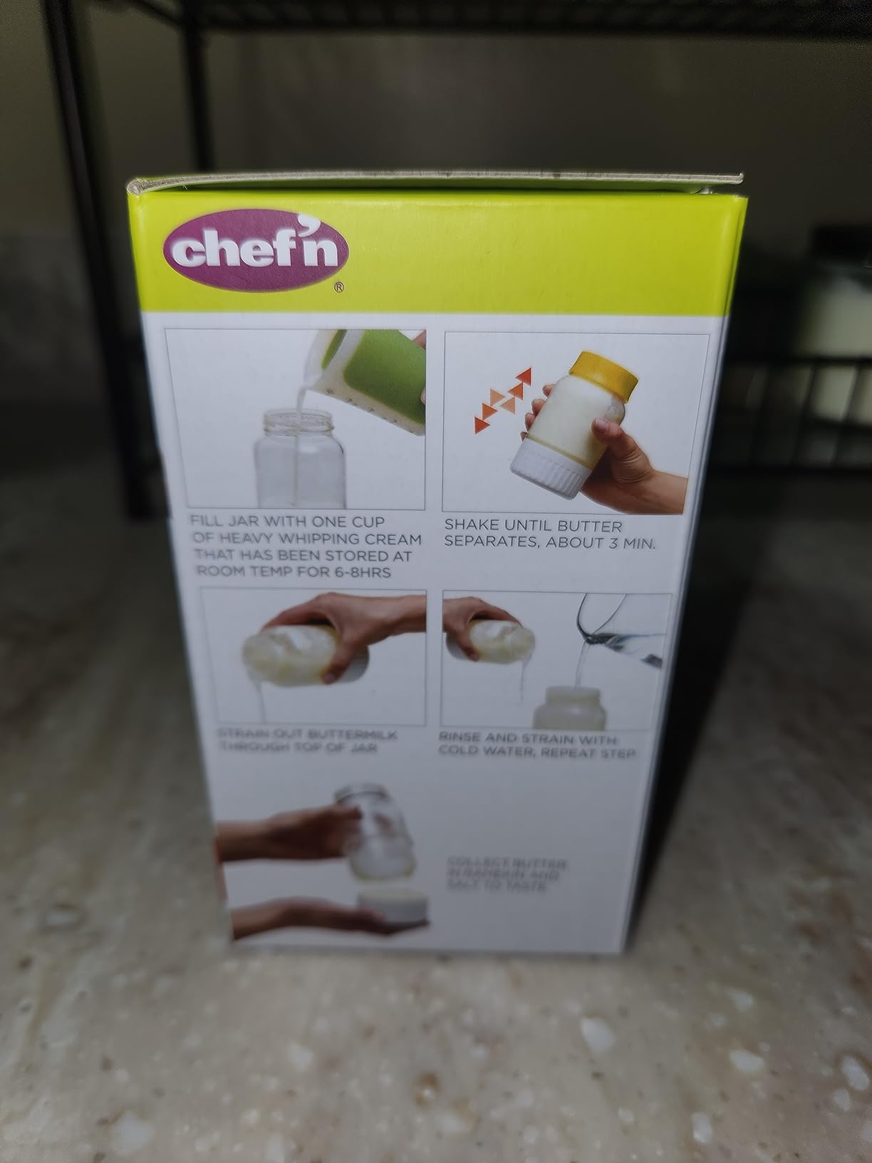 Chef'n 102-567-017 Buttercup Butter Maker, One Size, Lemon/Meringue customer photo 1