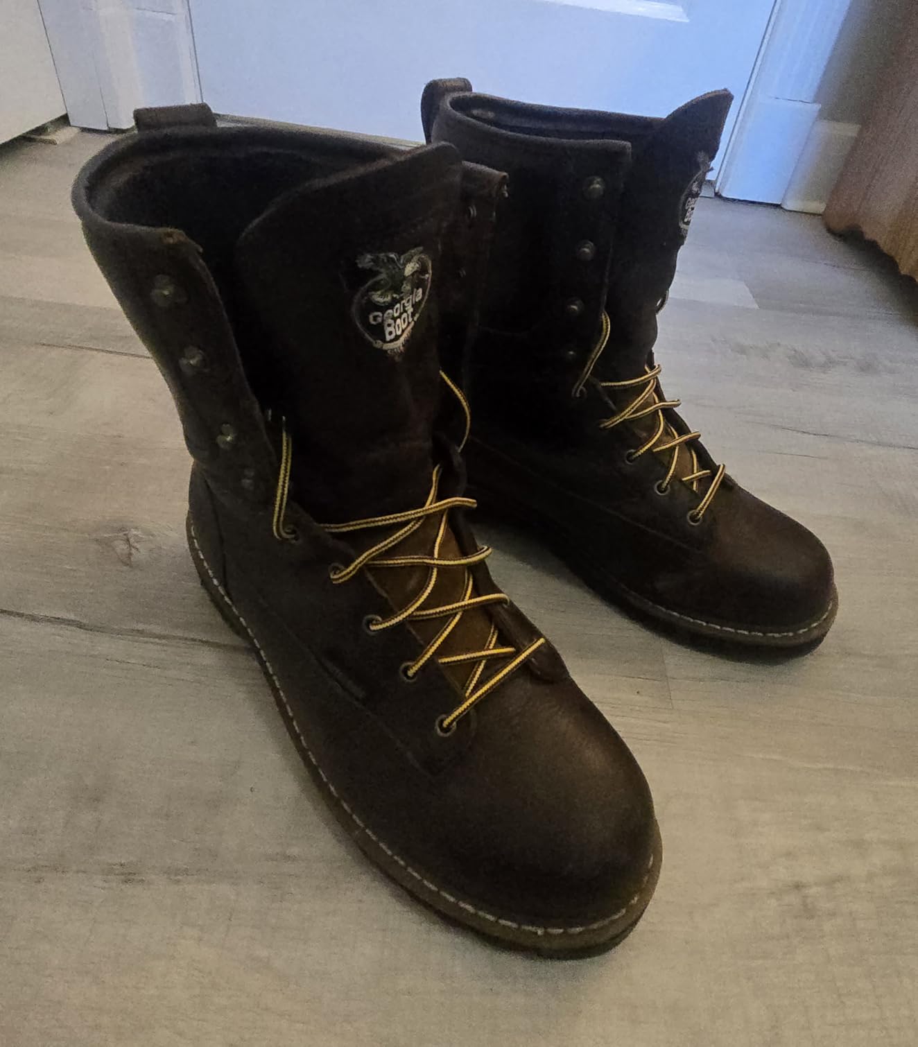 Georgia Boot Men's Waterproof Lace-To-Toe Work Boots customer photo 2
