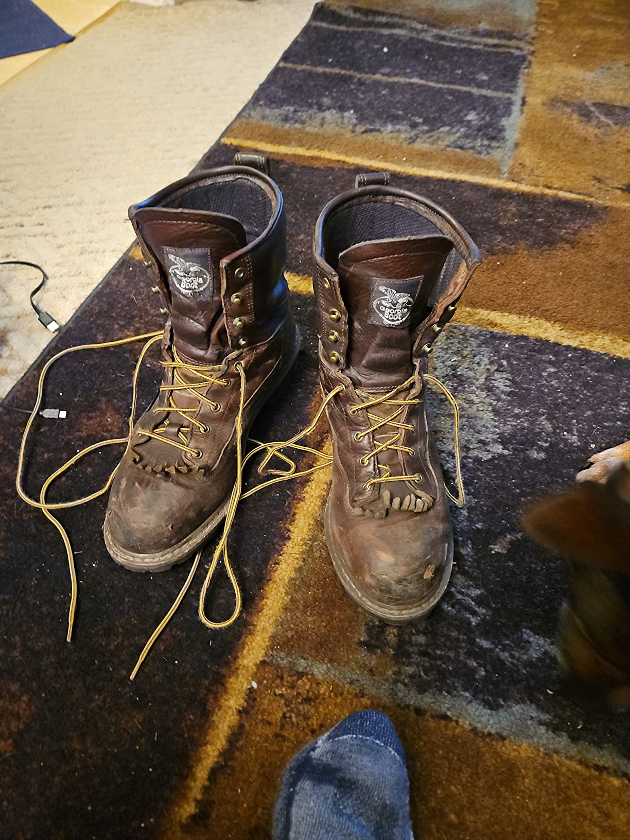 Georgia Boot Men's Waterproof Lace-To-Toe Work Boots customer photo 1