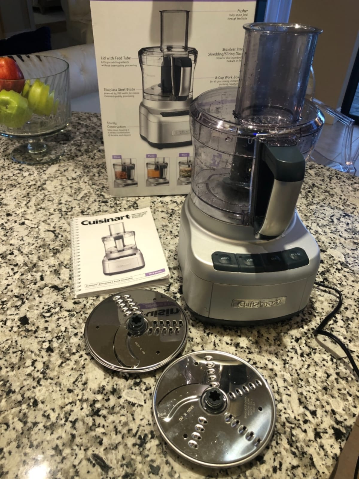 Cuisinart 8 Cup Food Processor, 350-Watt Motor, Gunmetal, FP-8GMP1 | 350W motor customer photo 1