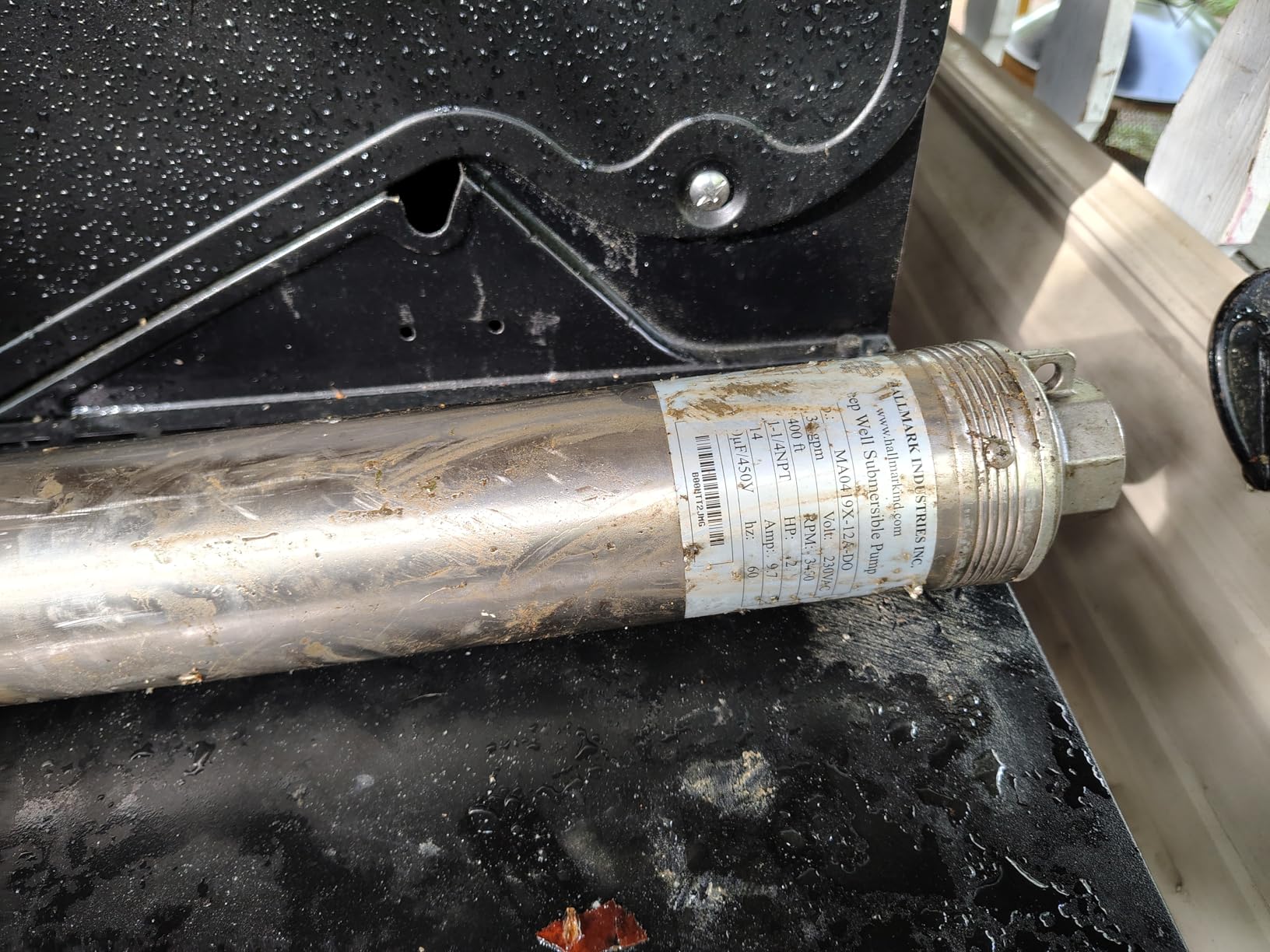Hallmark Industries MA0419X-12A Deep Well Submersible Pump, 2 HP, 230V, 35 Gpm, 420 feet, Stainless Steel customer photo 2