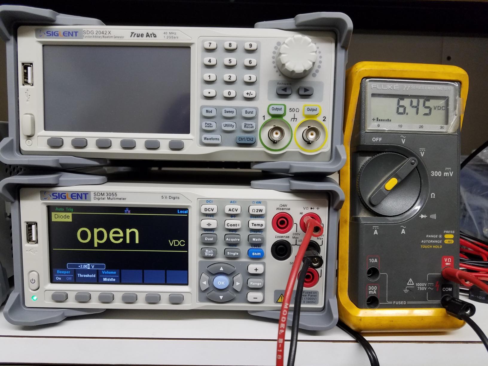Siglent Technologies SDM3055 5.5 Digit Digital Multimeter, White/Grey customer photo 2