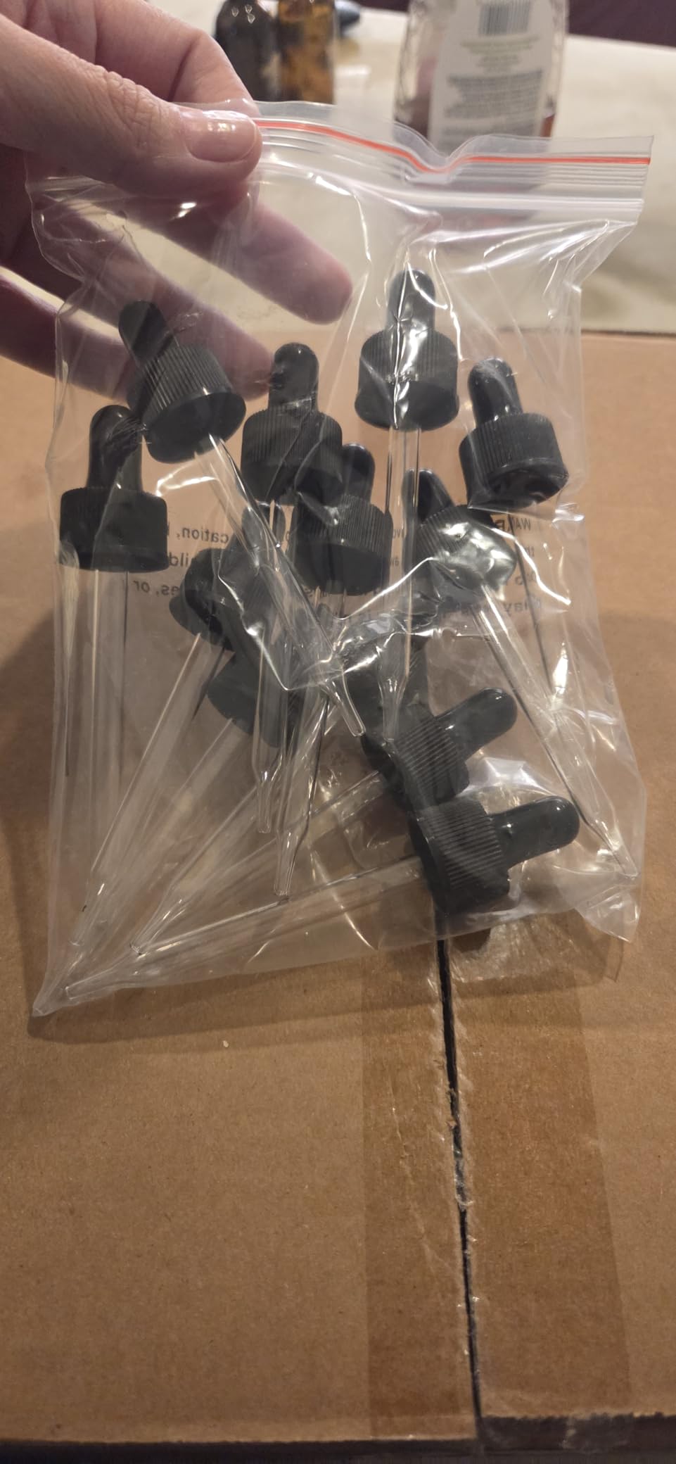 Vivaplex 2 oz Amber Glass Bottles With Glass Eye Droppers - 12 pk customer photo 2