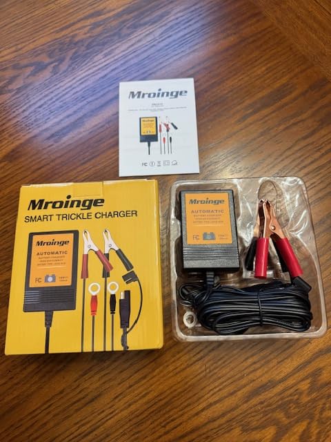Trickle Charger 1A 12V Smart Battery Charger & Maintainer and Automatic Float Charger for Motorcycle, ATV, Lawnmowers and More customer photo 2