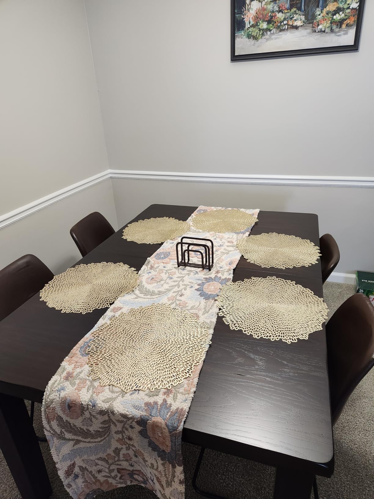 Signature Design by Ashley Haddigan Dining Extension Table, Seats 6-8 customer photo 2