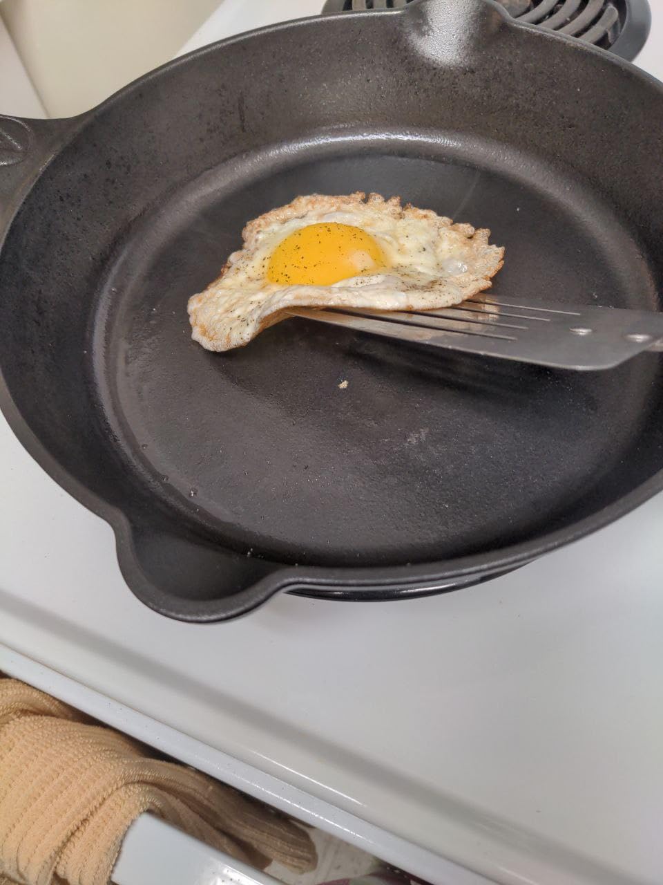 Victoria 10-Inch Cast Iron Skillet, Pre-Seasoned Cast-Iron Frying Pan with Long Handle, Made in Colombia customer photo 2