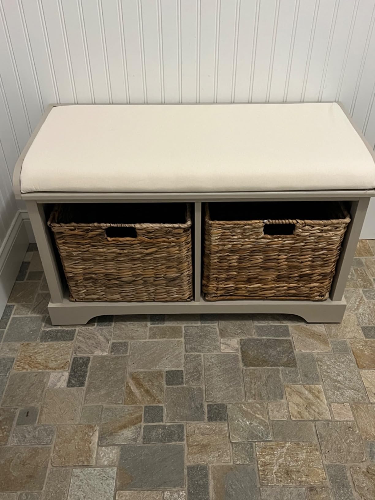 SAFAVIEH Freddy Wood Storage Bench, 33