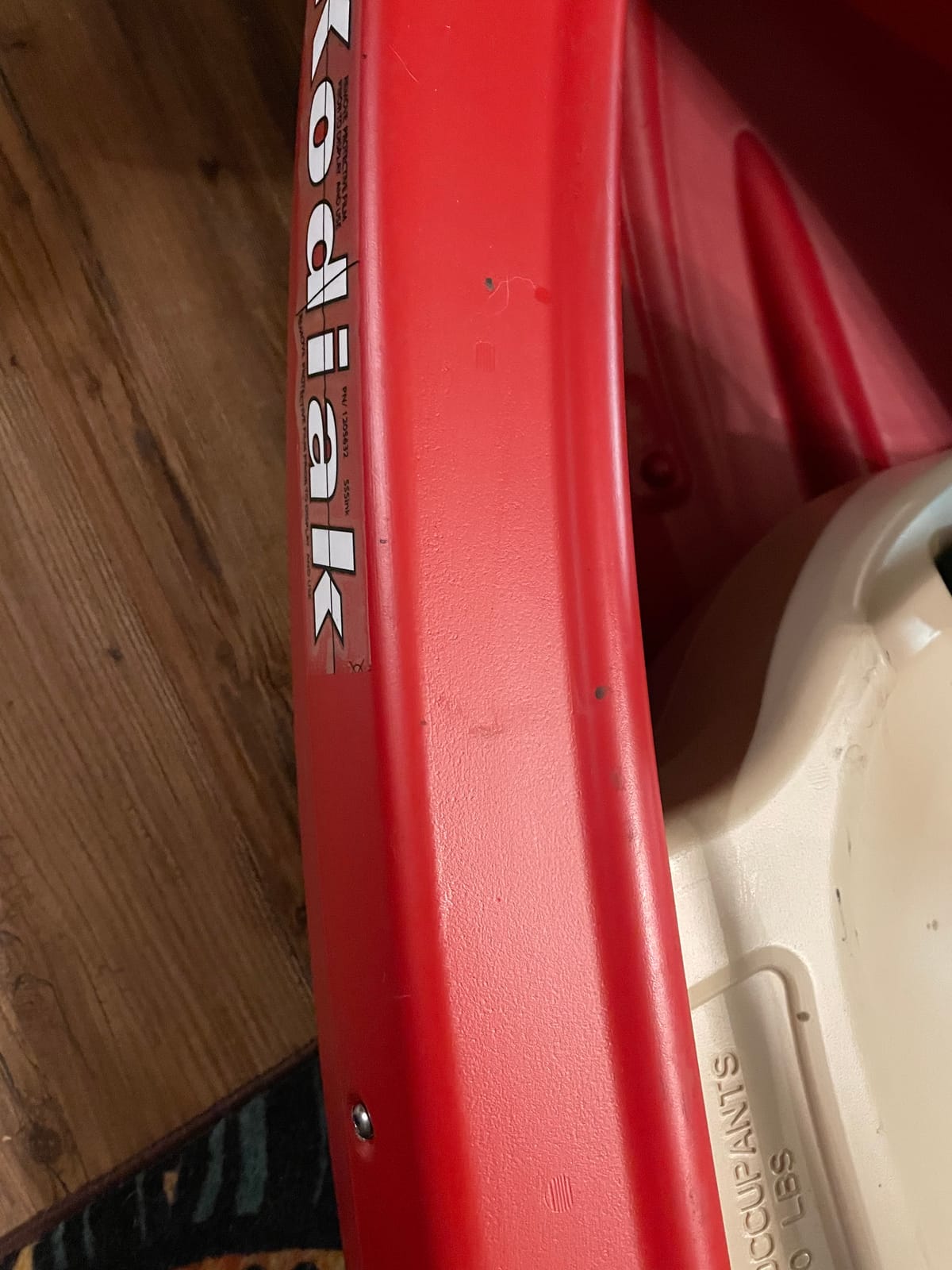 Lifetime Kodiak Canoe with 2 Paddles, Red, 13' customer photo 1