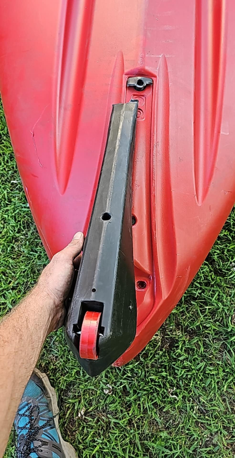 Lifetime Kodiak Canoe with 2 Paddles, Red, 13' customer photo 2