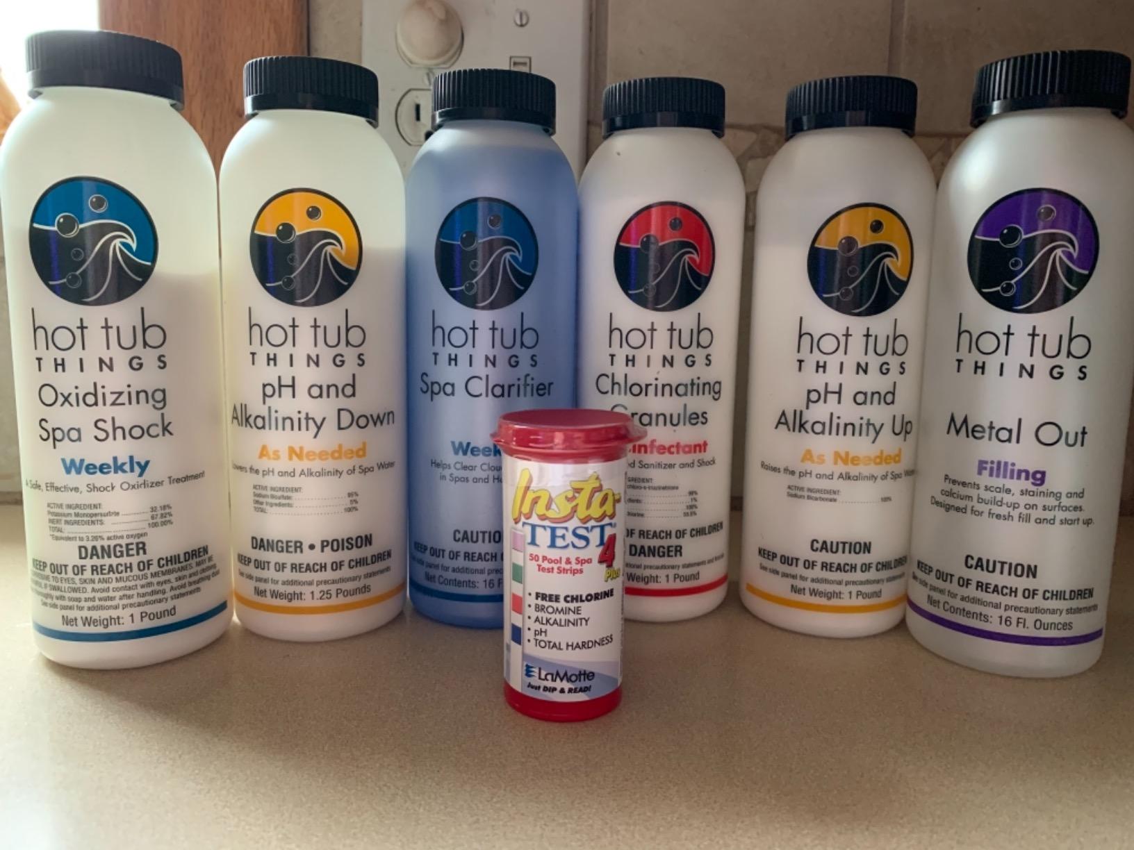 Hot Tub Things Chlorine Starter Kit for Hot Tub & Spa Maintenance customer photo 2