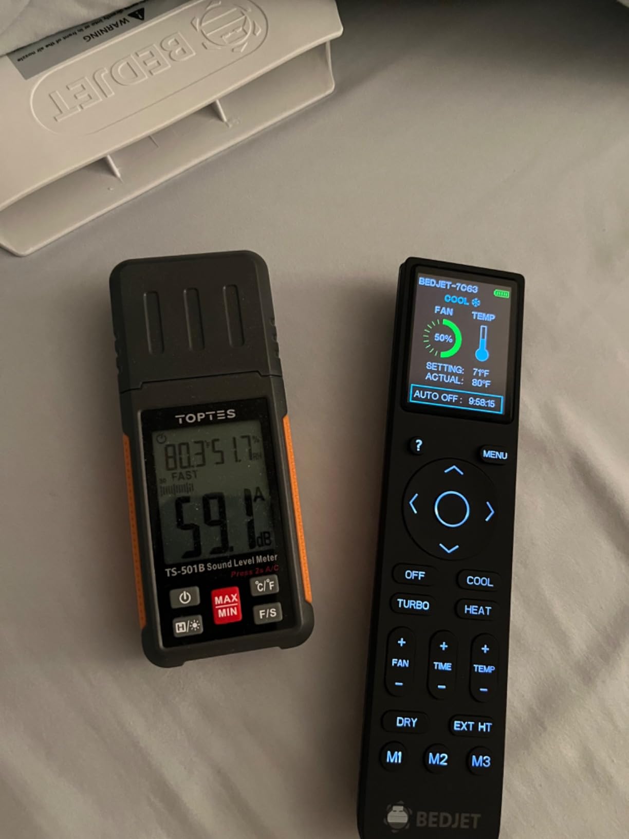 BedJet Cooling & Heating Climate Fan for Beds customer photo 2