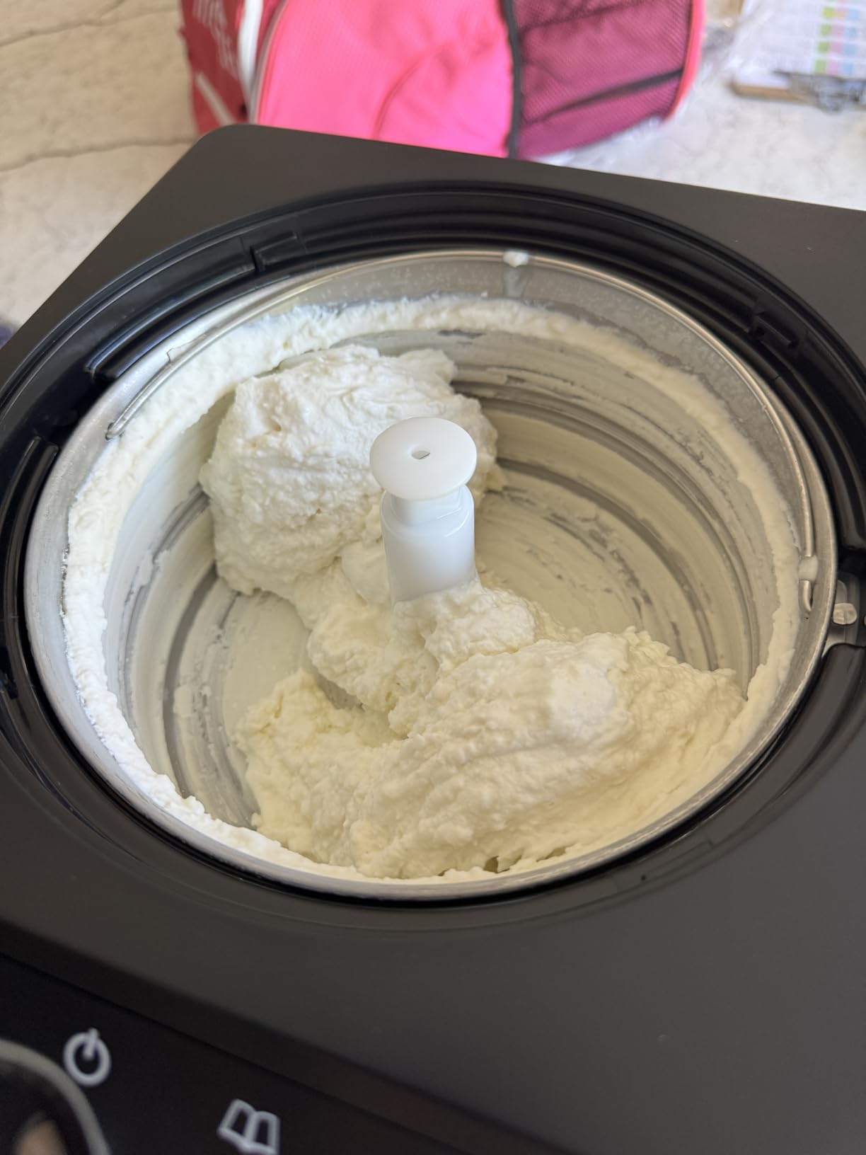 Whynter Ice Cream Maker Machine Automatic 2.1 Qt. Upright with Built-In Compressor, LCD Digital Display & Timer, No Pre-Freezing, ICM-201SB, Stainless Steel customer photo 1