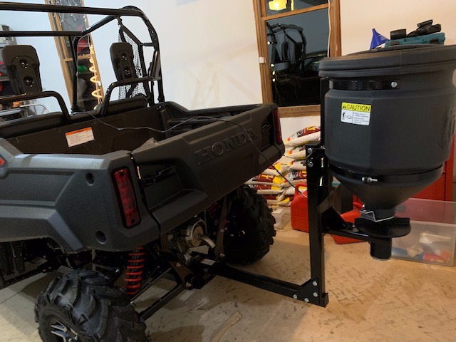 Buyers Products UTVS16 150 lb UTV ATV Receiver Mount Broadcast Spreader customer photo 2