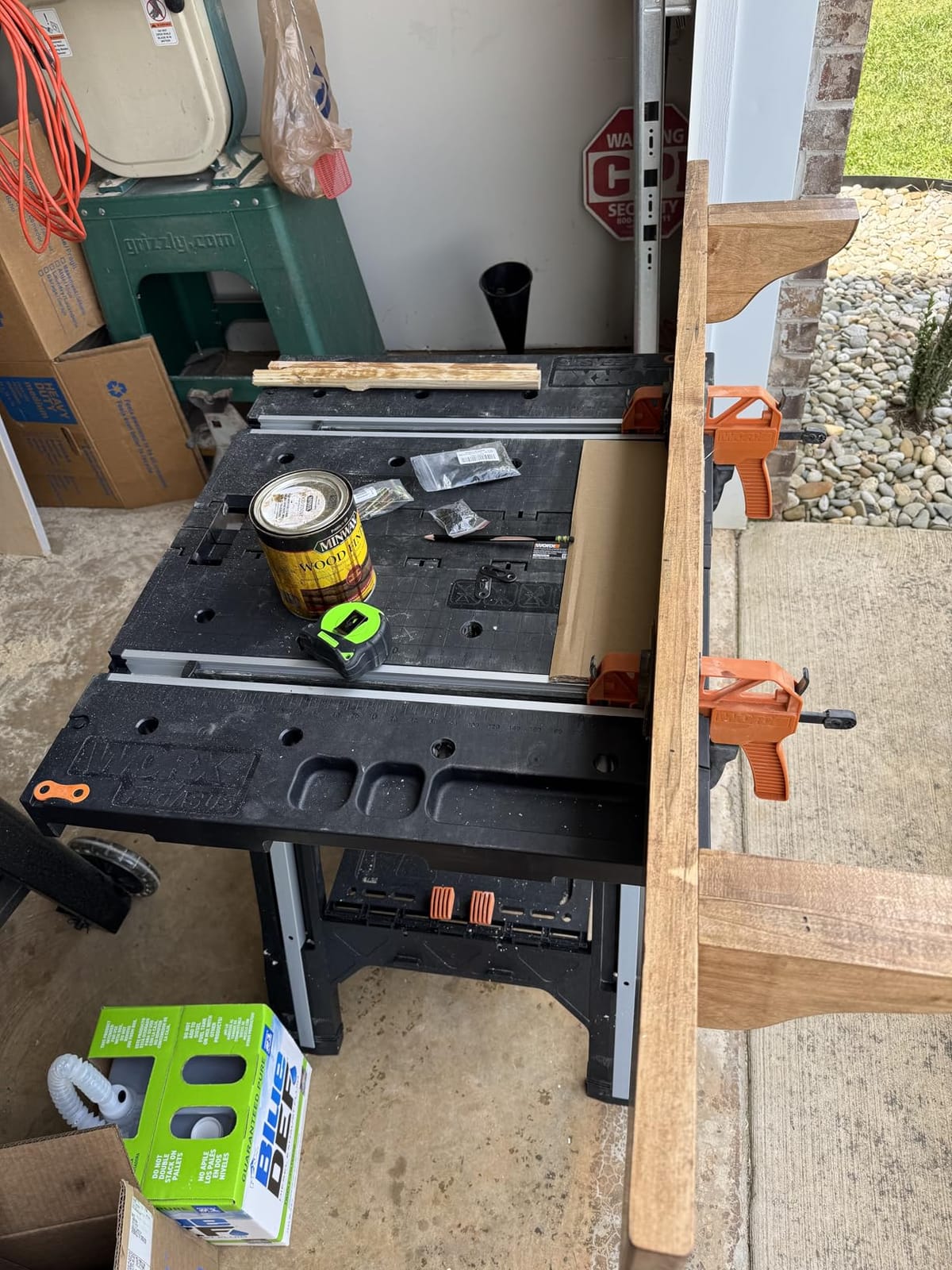 WORX Portable Folding Workbench, 2-in-1 Pegasus Table & Sawhorse, WX051 customer photo 2