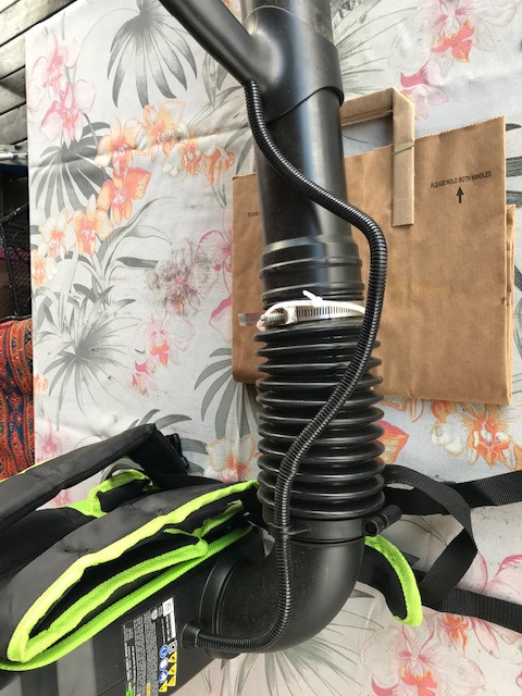 Greenworks 80V (180 MPH / 610 CFM / 75+ Compatible Tools) Cordless Brushless Backpack Blower, 2.5Ah Battery and Rapid Charger Included, Green/Black customer photo 2