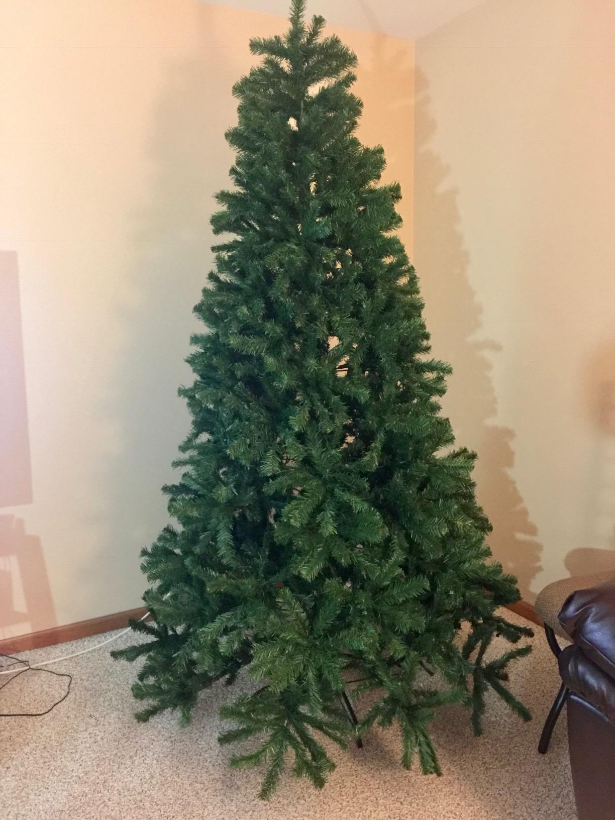 National Tree Company 7ft Pre-Lit North Valley Spruce Christmas Tree customer photo 2