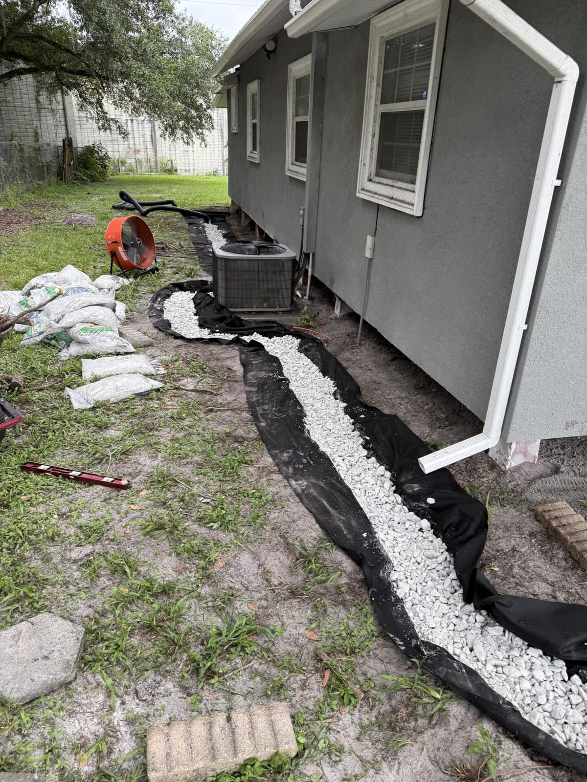 Super Geotextile 4, 6, 8 oz Non Woven Fabric for Landscaping, French Drains, Underlayment, Erosion Control, Construction Projects - 8 oz (4x100) customer photo 2