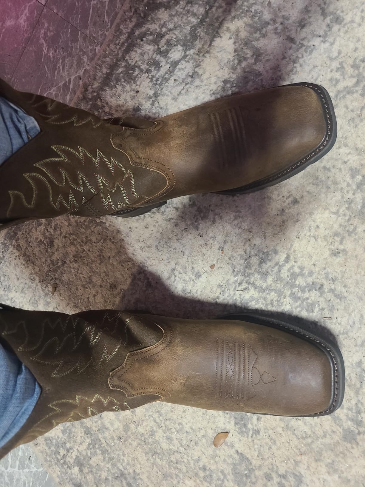 Ariat Men's Groundbreaker Wide Square Toe Work Boots customer photo 1
