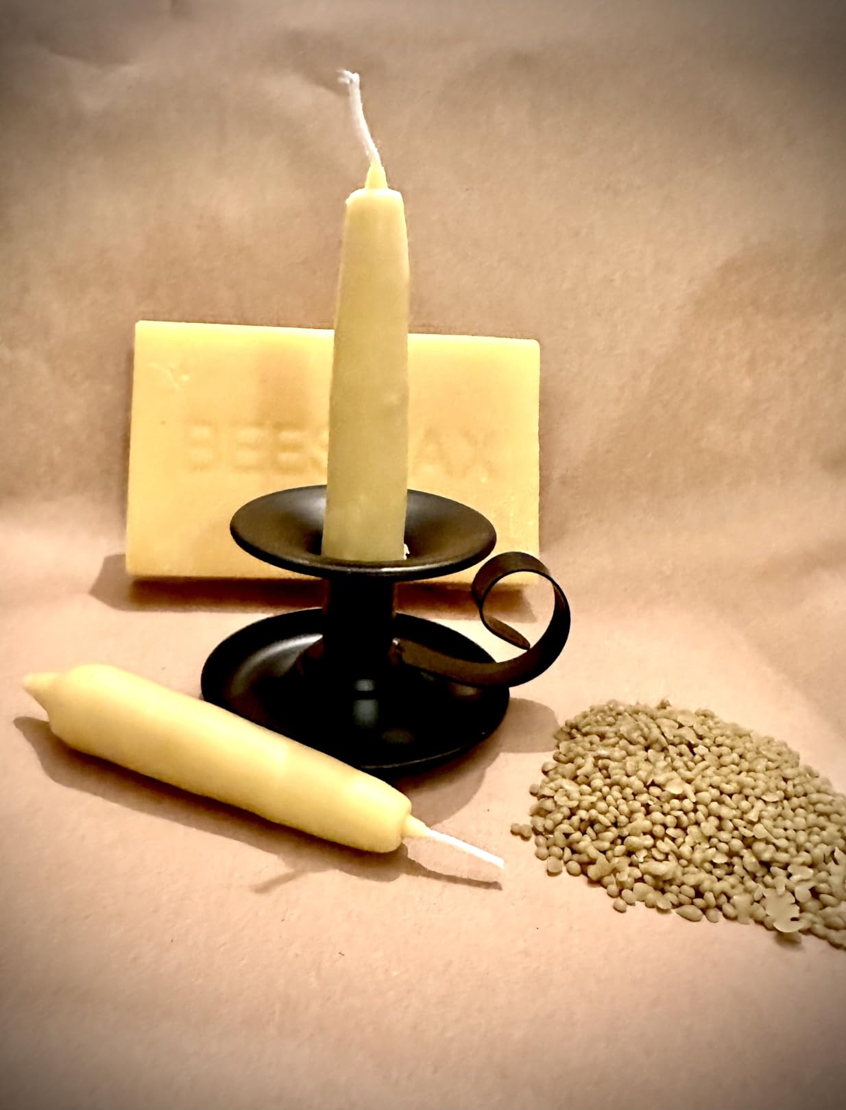 Beesworks Yellow Beeswax Bars (6 oz) | 100% Pure, Cosmetic Grade, Triple-Filtered Beeswax for DIY Skin Care, Lip Balm, Lotion and Candle Making (1 oz Bars - Pack of 6) customer photo 2
