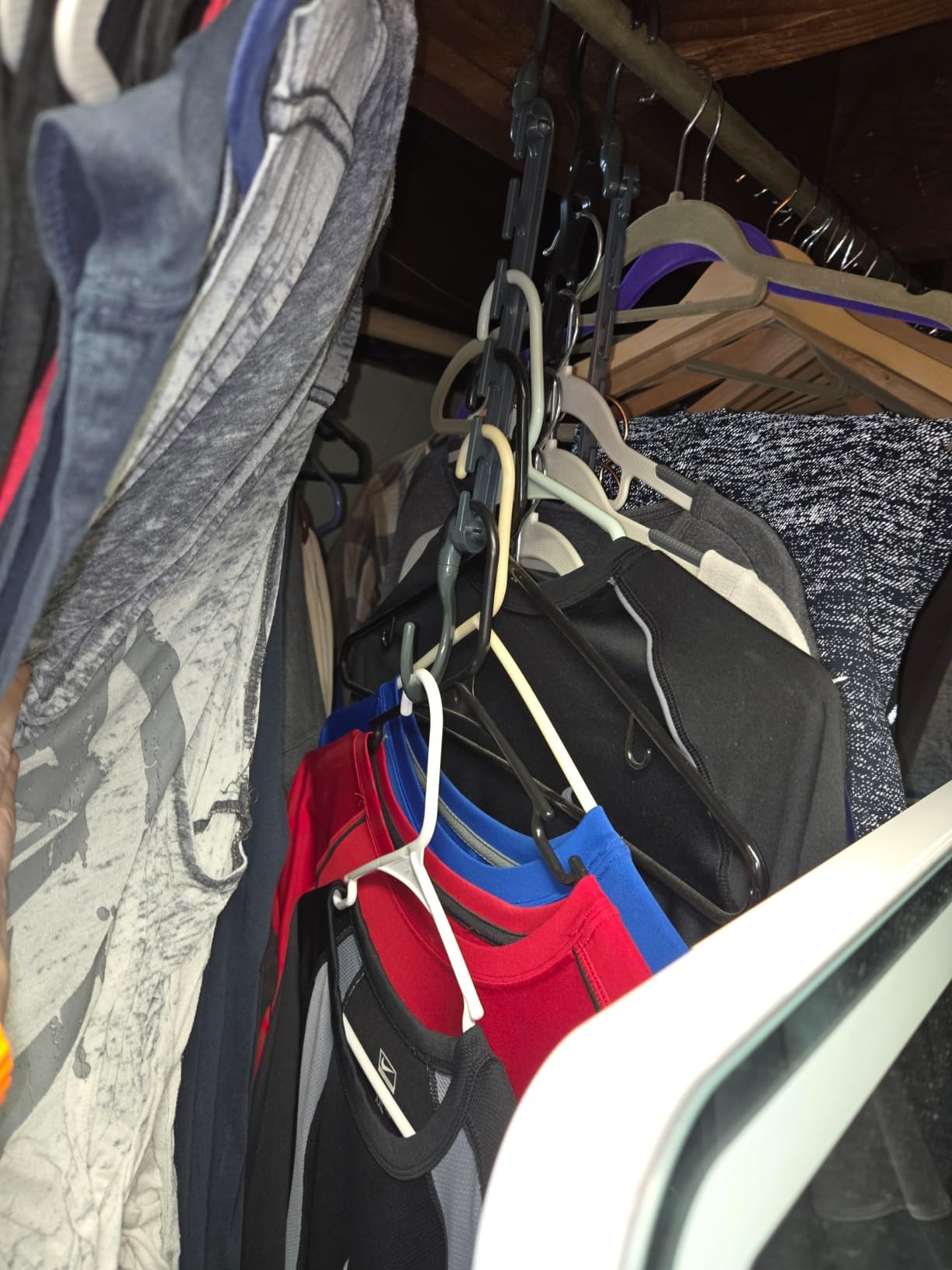 Wonder Hanger Max Space Saving Closet Hangers, 10-Pack, 360° Swivel, Grey customer photo 2