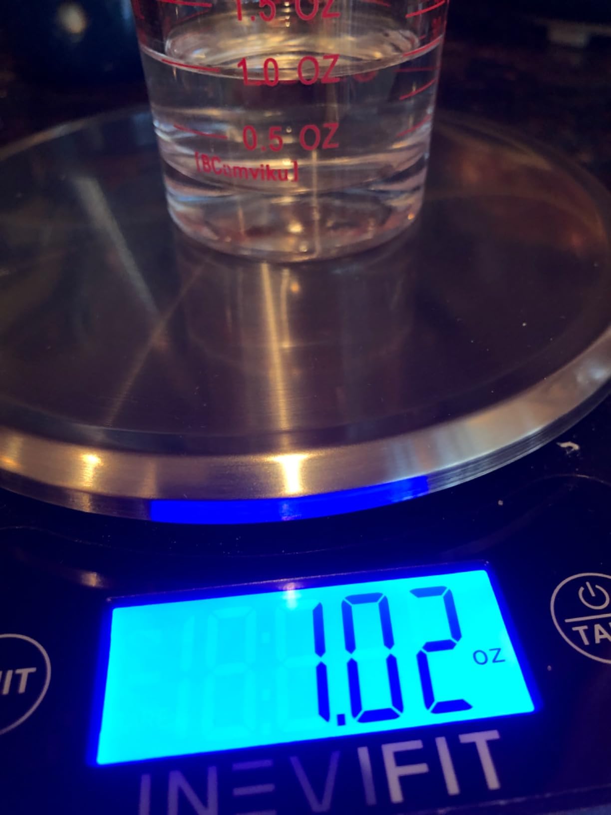 INEVIFIT Digital Kitchen Scale, Highly Accurate Multifunction Food Scale 13 lbs 6kgs Max, Clean Modern Black with Premium Stainless Steel Finish. Includes Batteries customer photo 2